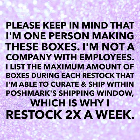 ‼️ MAKEUP MYSTERY BOX RESTOCK DATE & TIME INFO ‼️ - Picture 7 of 14